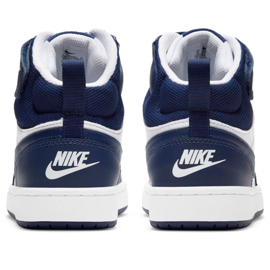 (GS) Nike Court Borough Mid 2 'White Signal Blue' CD7782-107