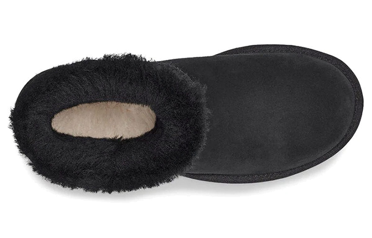 (WMNS) UGG Mini Bailey Button Gem Classic Boot 'Black' 1119000-BLK