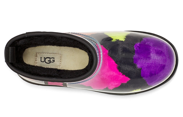 (WMNS) UGG Classic Clear Mini Party Spots Boot 'Black' 1124956-BLK
