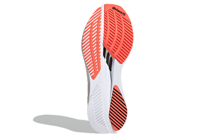 (WMNS) adidas Adizero Boston 10 'White Solar Red' FY4080