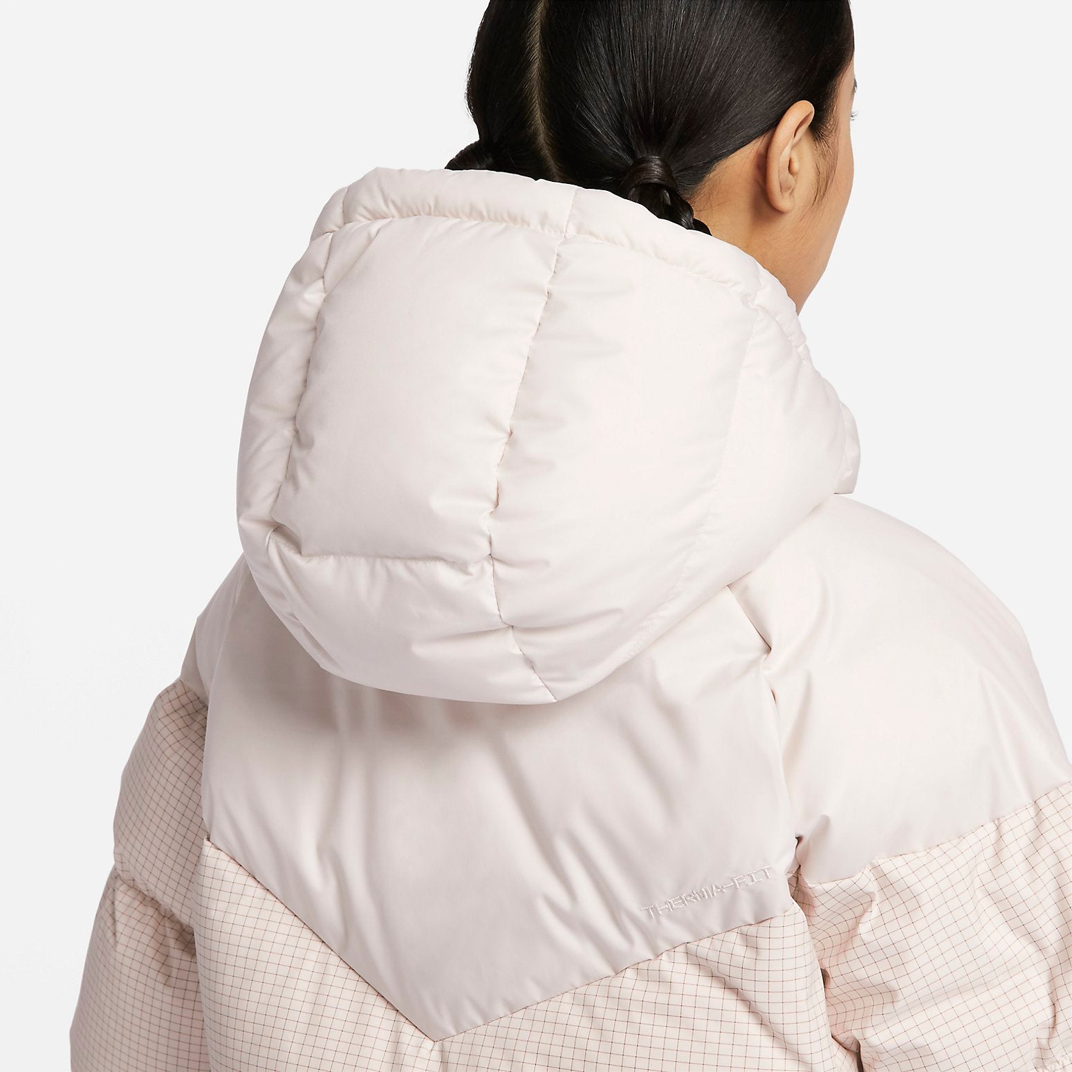(WMNS) Nike THERMA-FIT Loose Casual Long Down Jacket 'Off White' FD8213-104