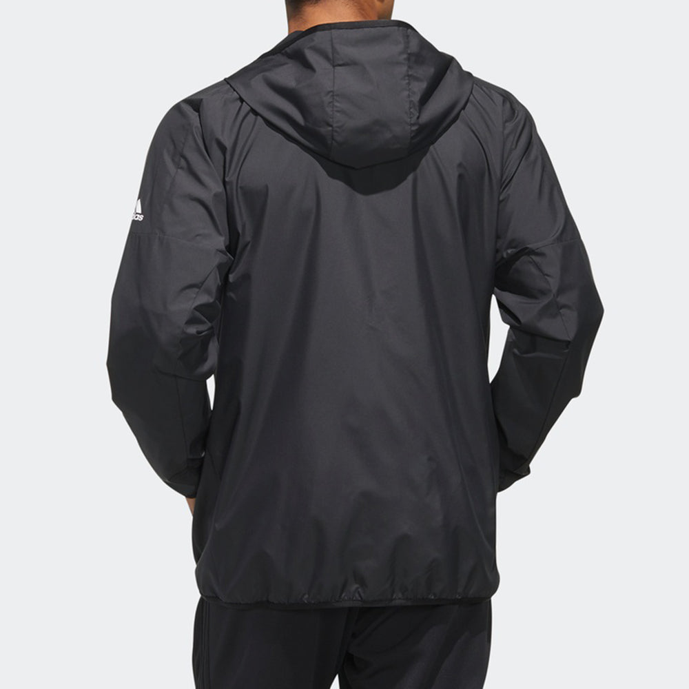 adidas Windbreaker Hooded Jacket 'Navy Blue' FM5345