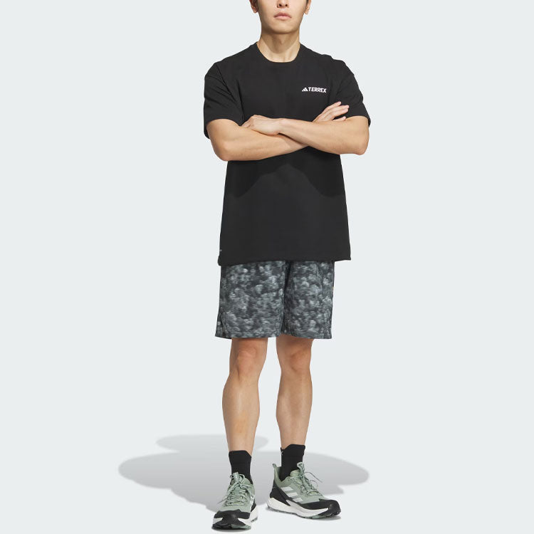 adidas National Geographic AEROREADY Graphic Tee Asia Sizing 'Black' IS9515