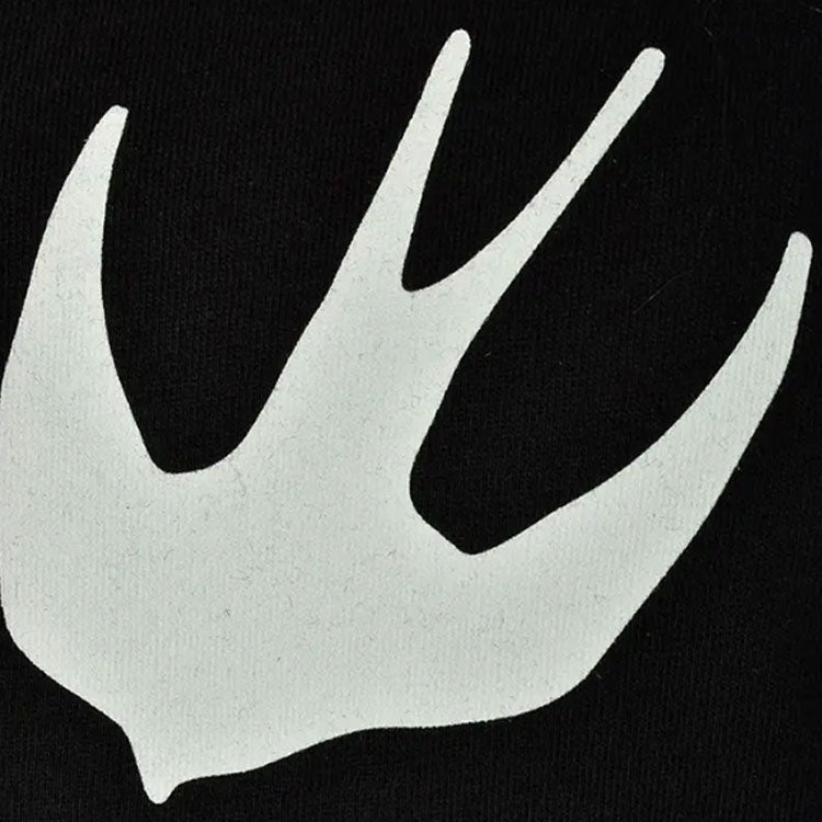 (WMNS) Alexander McQueen Logo Monogram T-Shirt 'Black' 624665-RSI40-1000