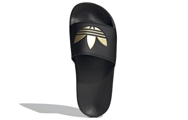 (WMNS) adidas Adilette Lite Slide 'Black Matte Gold' GZ6196