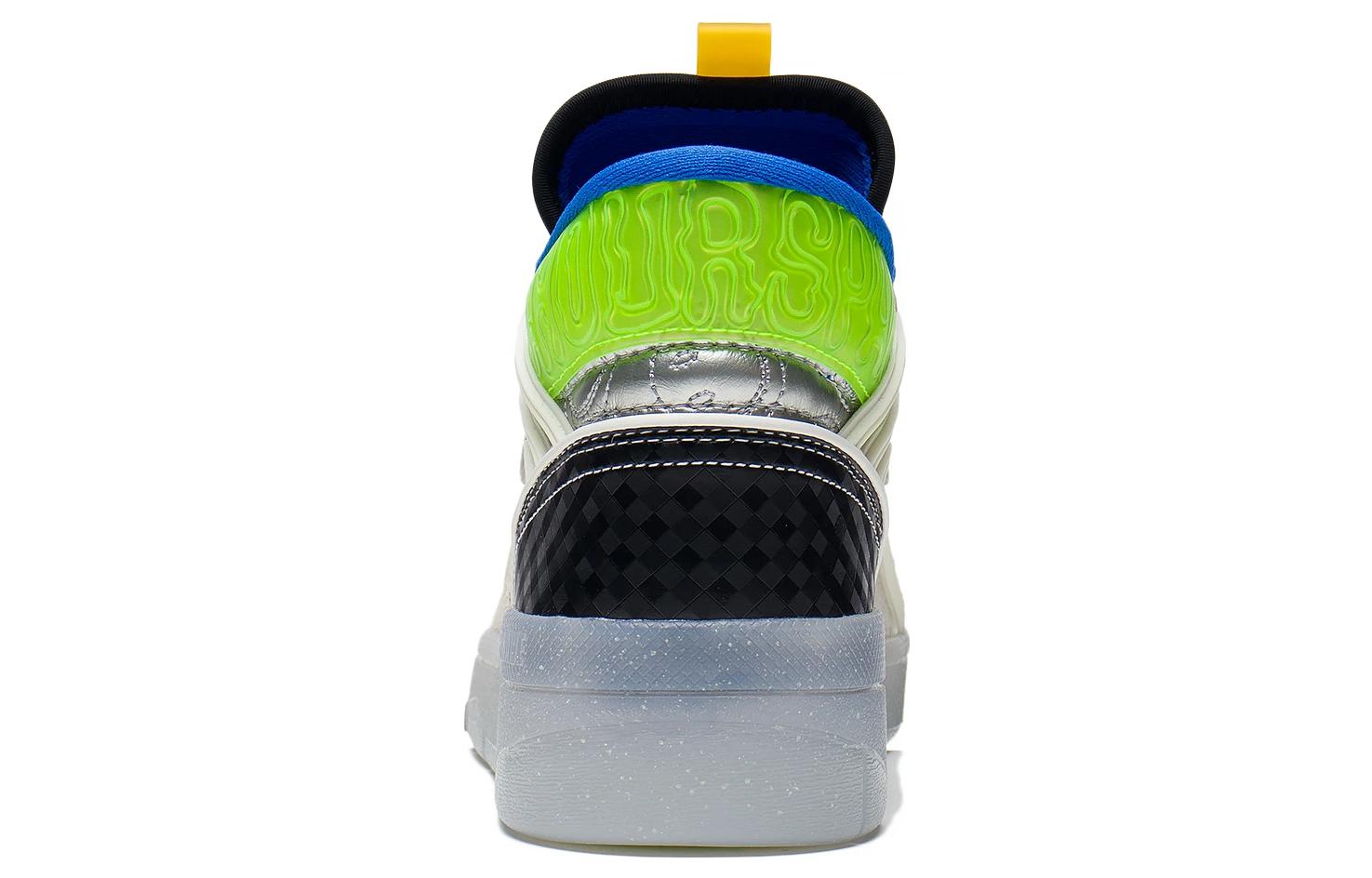 (WMNS) Li-Ning Superwave Mid 'White Blue Green' AGCS284-1