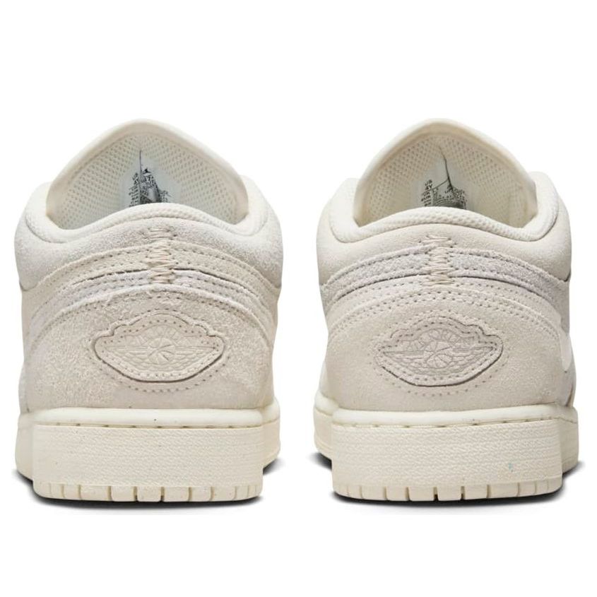 (GS) Air Jordan 1 Low SE Craft 'Pale Ivory Sail' FN7431-100