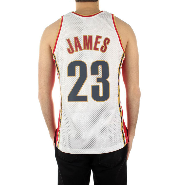 Mitchell & Ness NBA Swingman Jersey 'Cleveland Cavaliers - LeBron James 2003/04' SMJYCP19209-CCAWHIT03LJA
