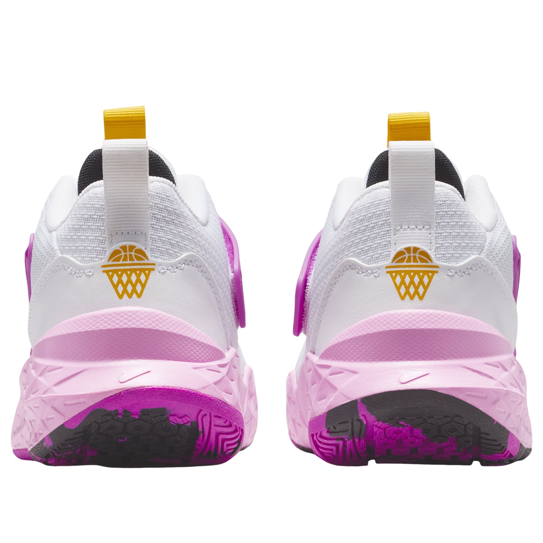 (GS) Nike Team Hustle D 12 'White Vivid Purple' HF6279-103