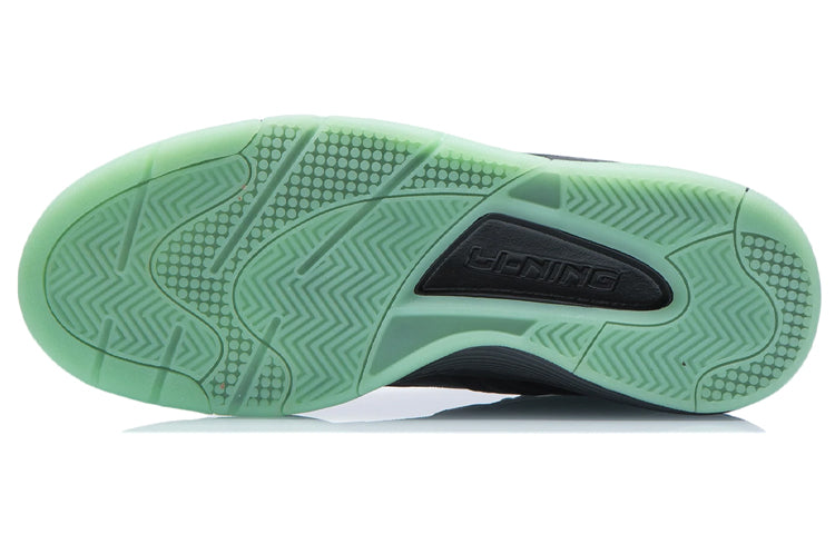 Li-Ning Basketball Shoes 'Black Mint Green' AGBR081-2