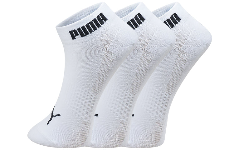 PUMA Quarter Socks 3 pack 'White Black' 100002381-003