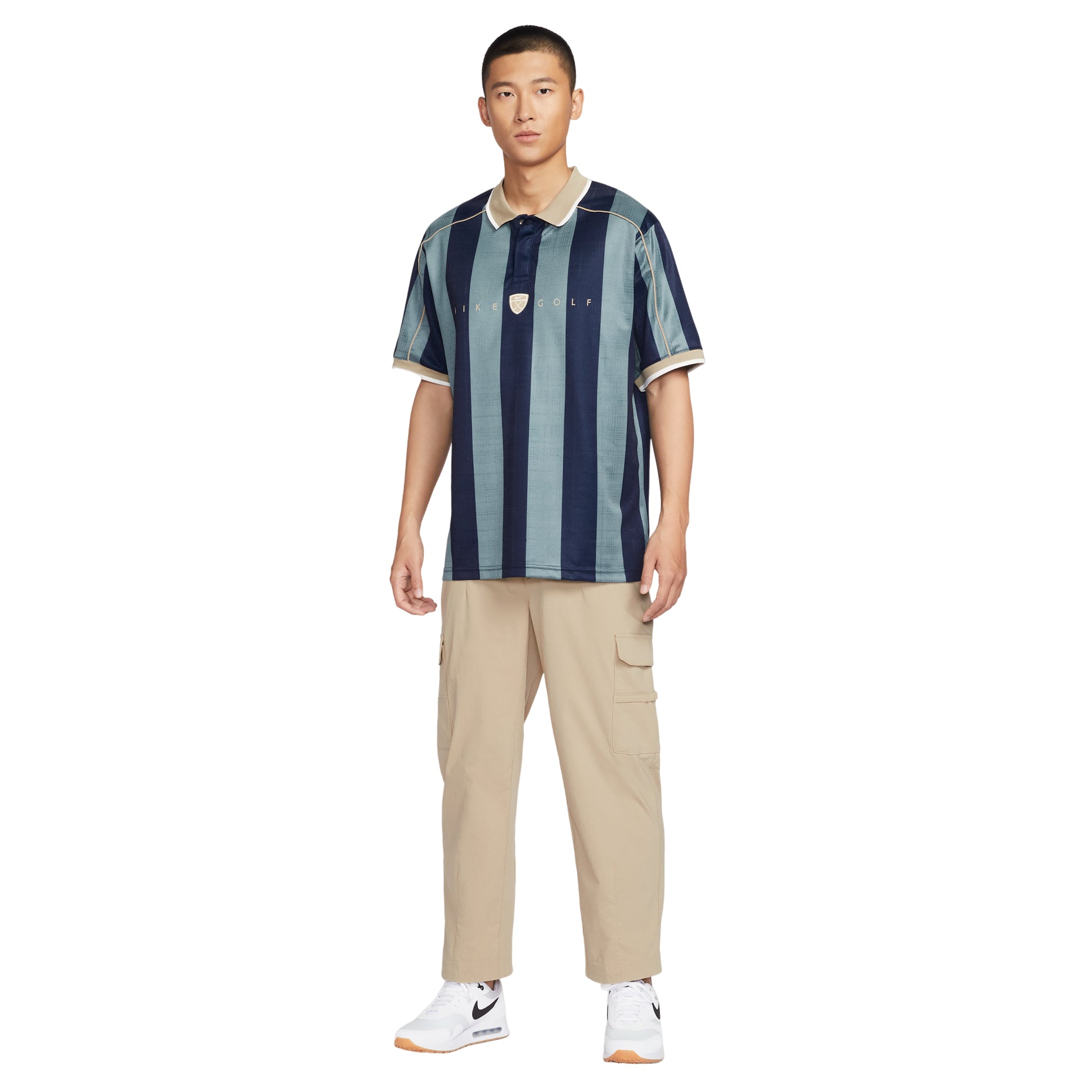 Nike Fairway Fresh Dri-FIT Loose Short-Sleeve Golf Polo 'Mineral Slate' IB0230-382
