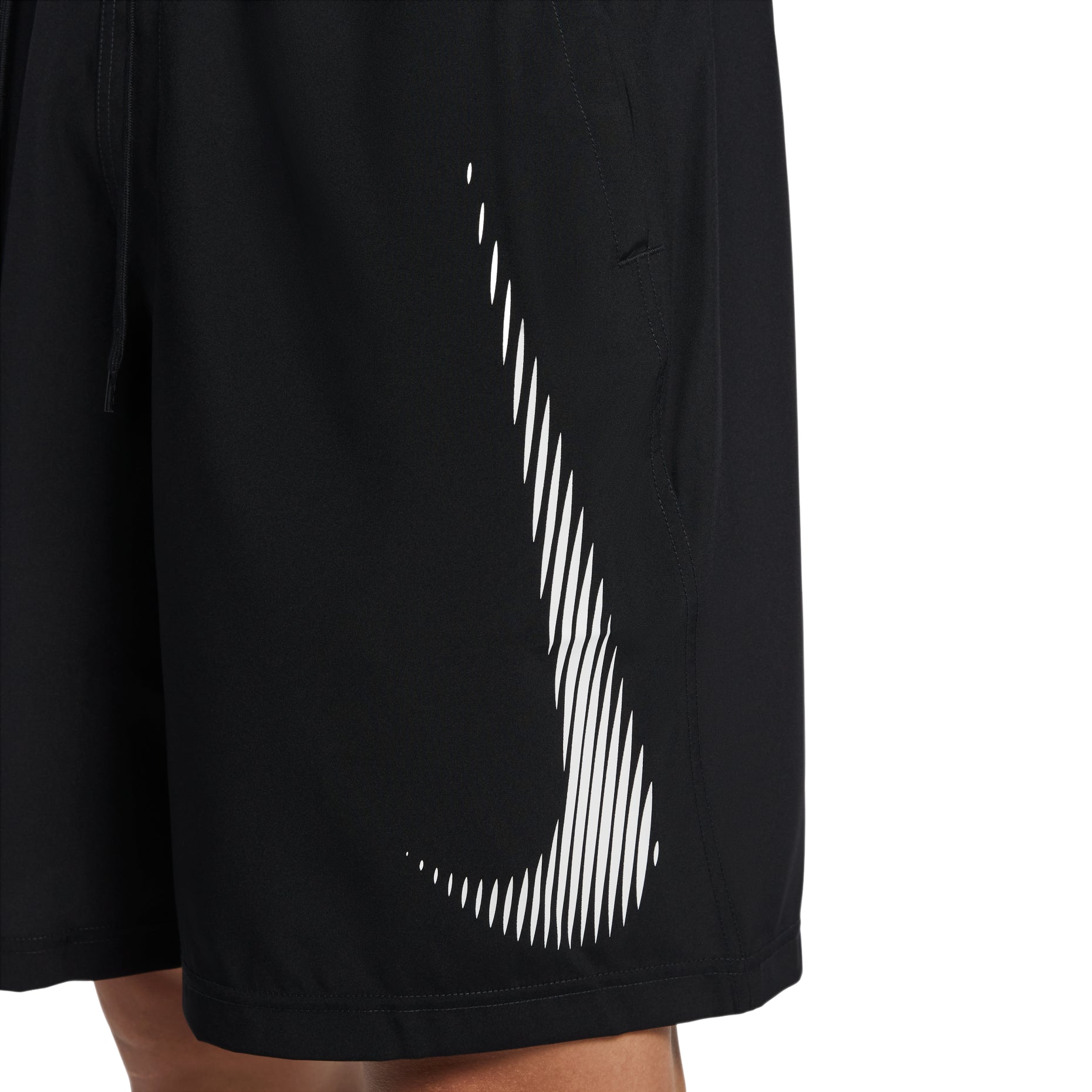 Nike Form Dri-FIT 9 Inch Unlined Versatile Shorts Asia Sizing 'Black White' HJ4046-010