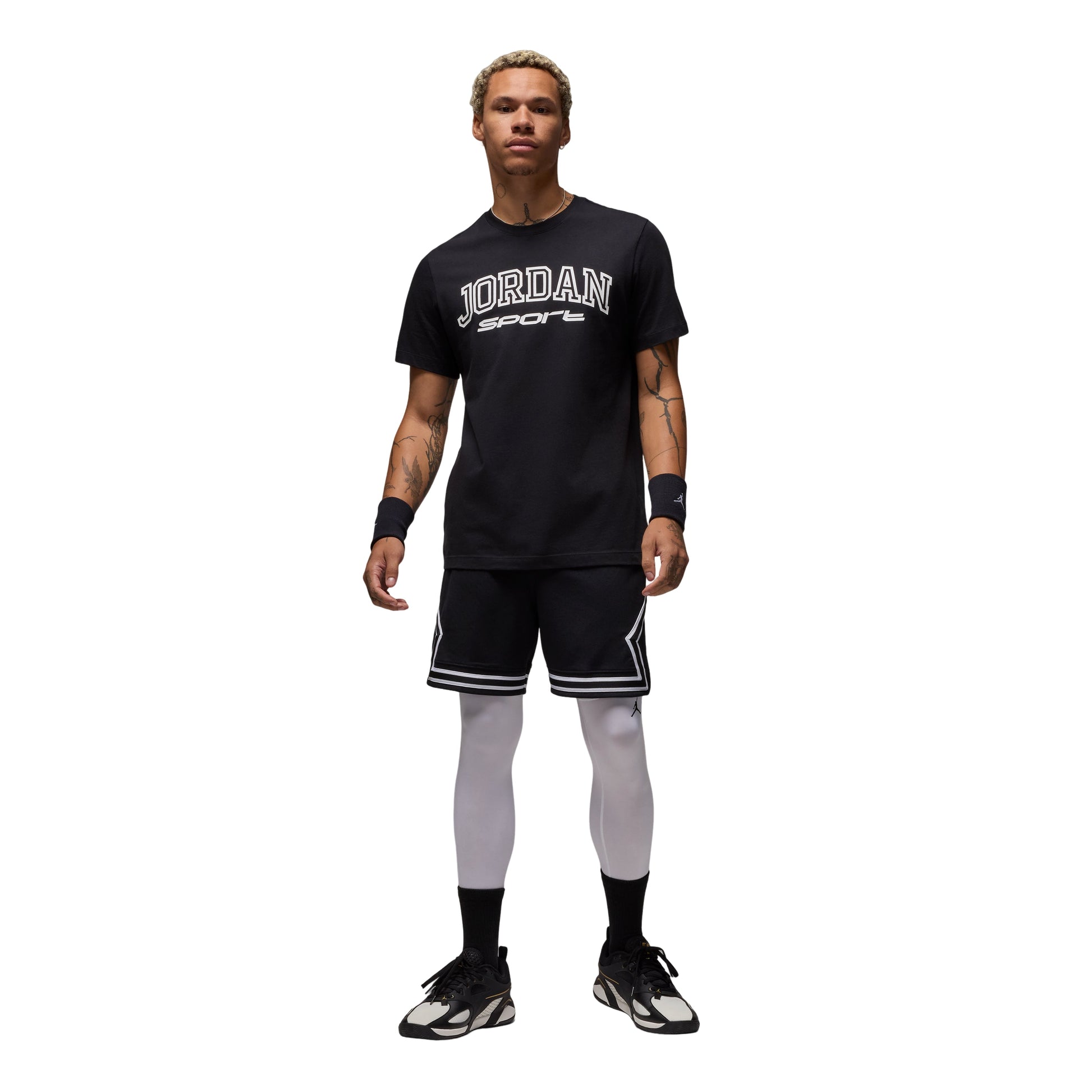 Air Jordan Sport Dri-FIT Mesh Diamond Shorts 'Black' HF9910-010