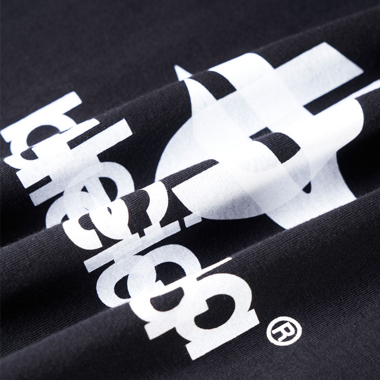Balenciaga Layered Sports T-shirt Oversized 'Black White' 739028TPVF21070