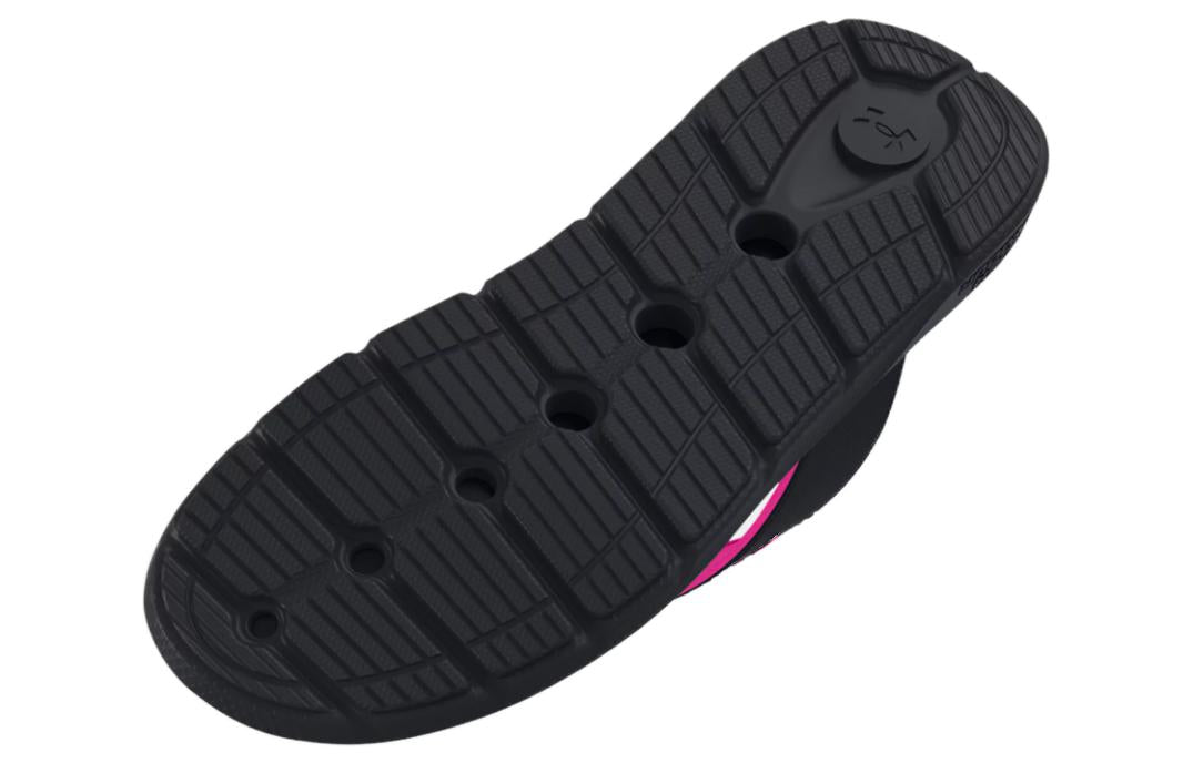 (WMNS) Under Armour Ignite Pro Marbella Sandal 'Black Rebel Pink' 3026030-002