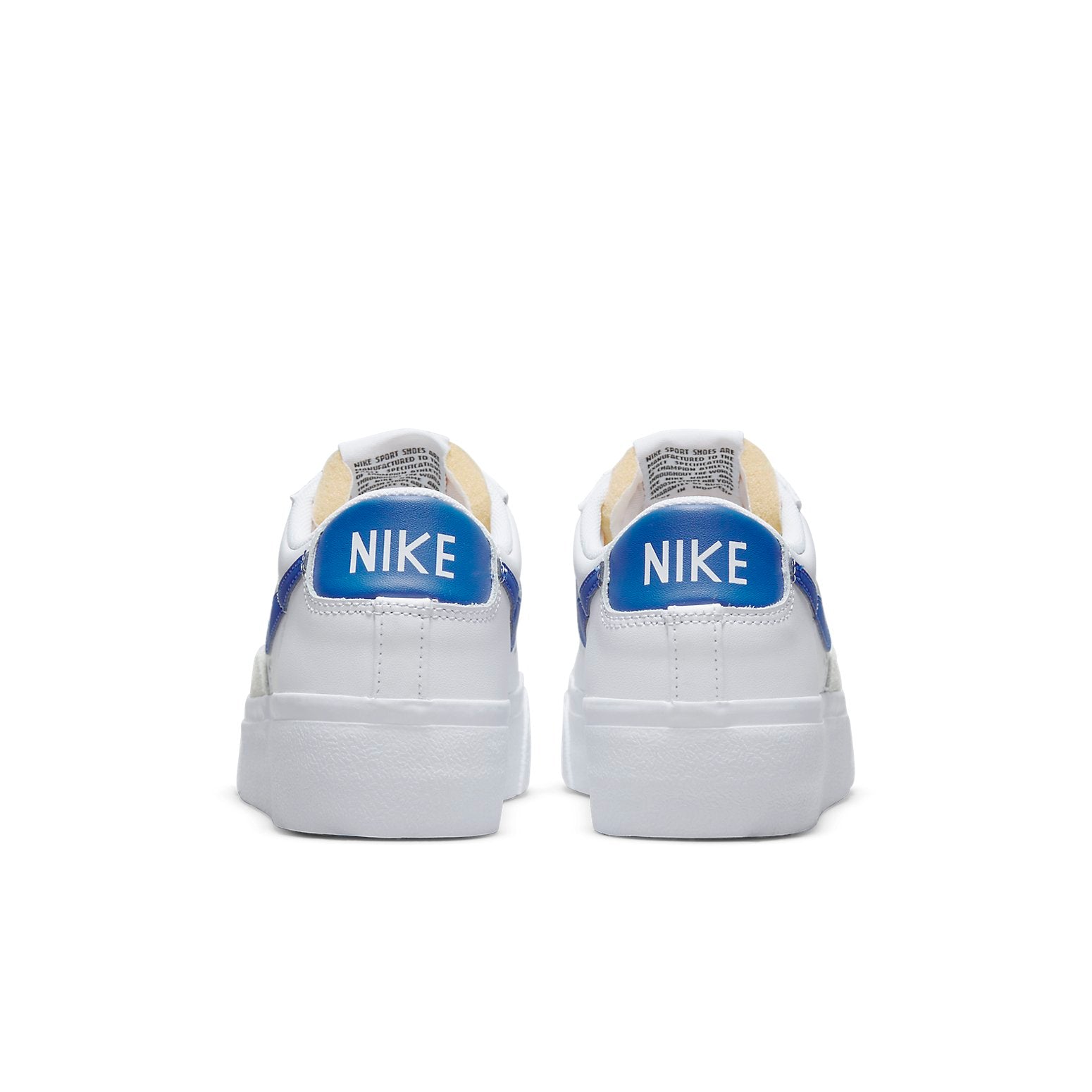 (WMNS) Nike Blazer Low Platform 'White Game Royal' DJ0292-107