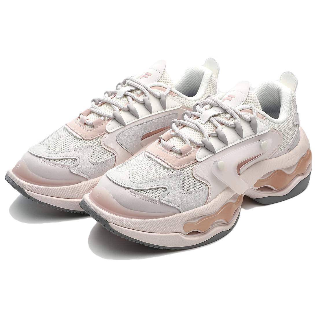 (WMNS) FILA FUSION NEBULA Sneakers 'White Pink' T12W331105FSA