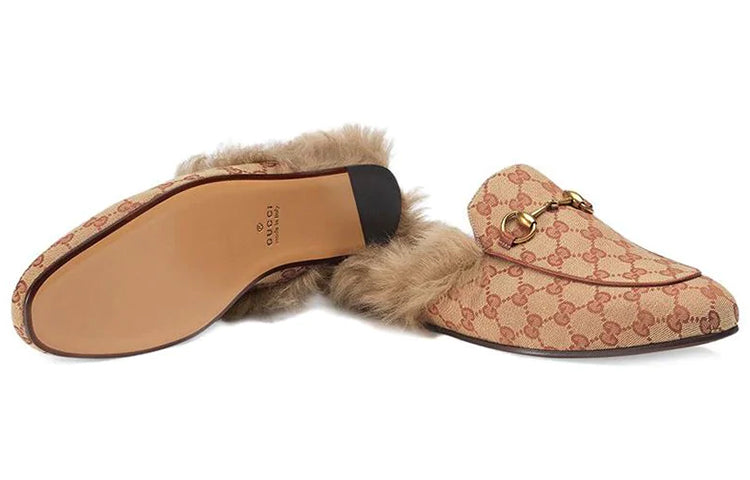 Gucci Princetown GG canvas slipper 428619-9Y9J0-8377