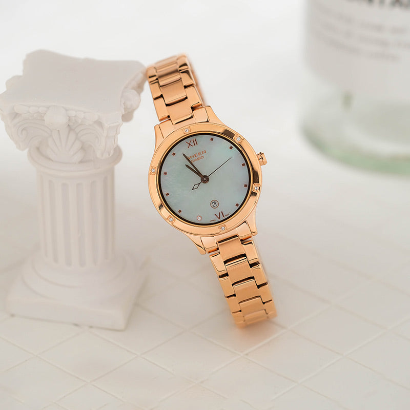 Casio Sheen Fashion Elegant Analog Watch 'Wonder Quartz' SHE-4546PG-3AUPR