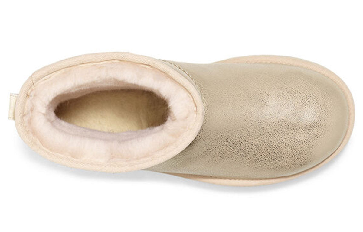(WMNS) UGG Classic Mini II Iridescent 'Gold' 1112417-GOLD