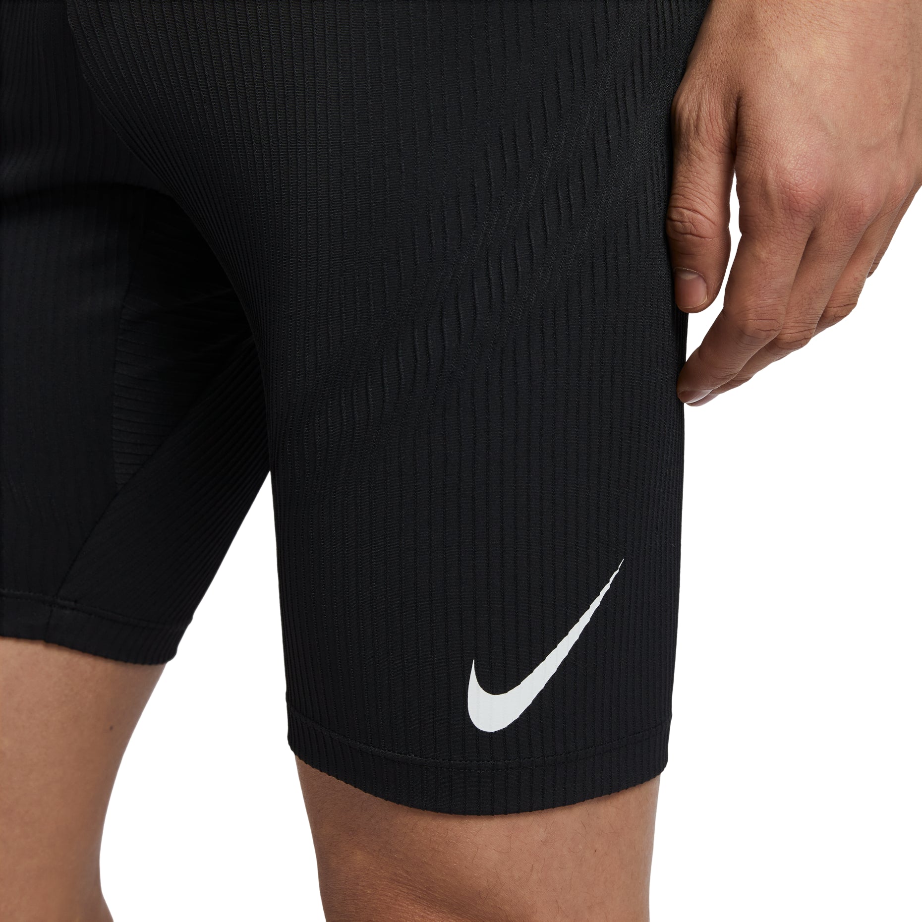 Nike AeroSwift Dri-FIT ADV Running 1/2-Length Leggings 'Black' FN3370-011