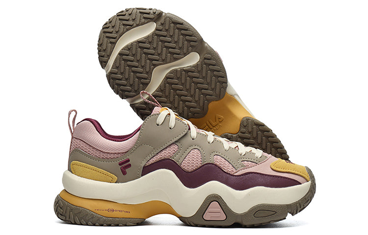 (WMNS) FILA FUSION Sdud Sneakers 'Pink Beige' T12W219201FMS