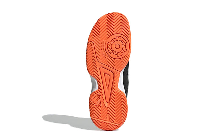 (GS) adidas Court Stabil 'Black White Orange' F99912