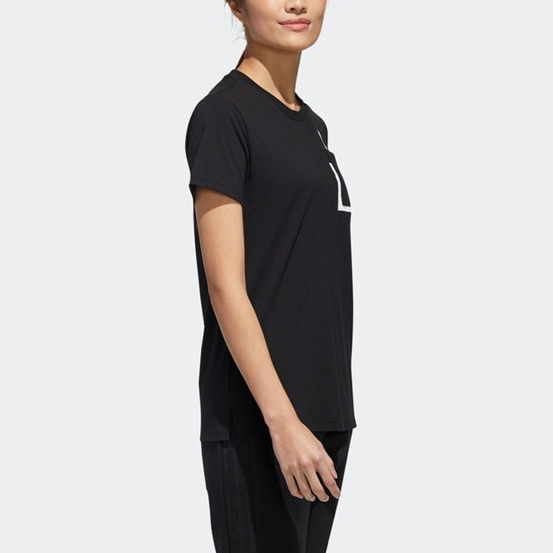 (WMNS) adidas Panda Pocket T-Shirt 'Black' GL5646