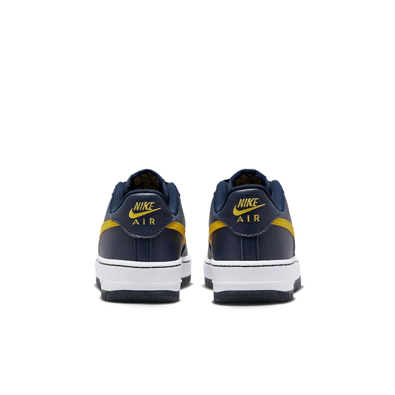 (GS) Nike Air Force 1 Low 'Black Yellow' DV7762-400