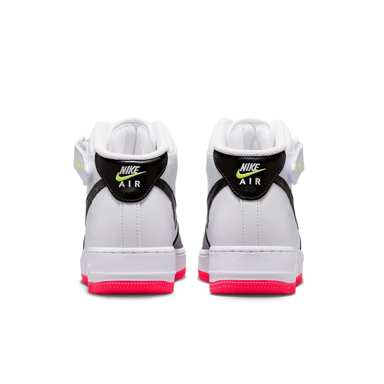 (WMNS) Nike Air Force 1 Mid Electric 'White Black Pink' FD0866-100