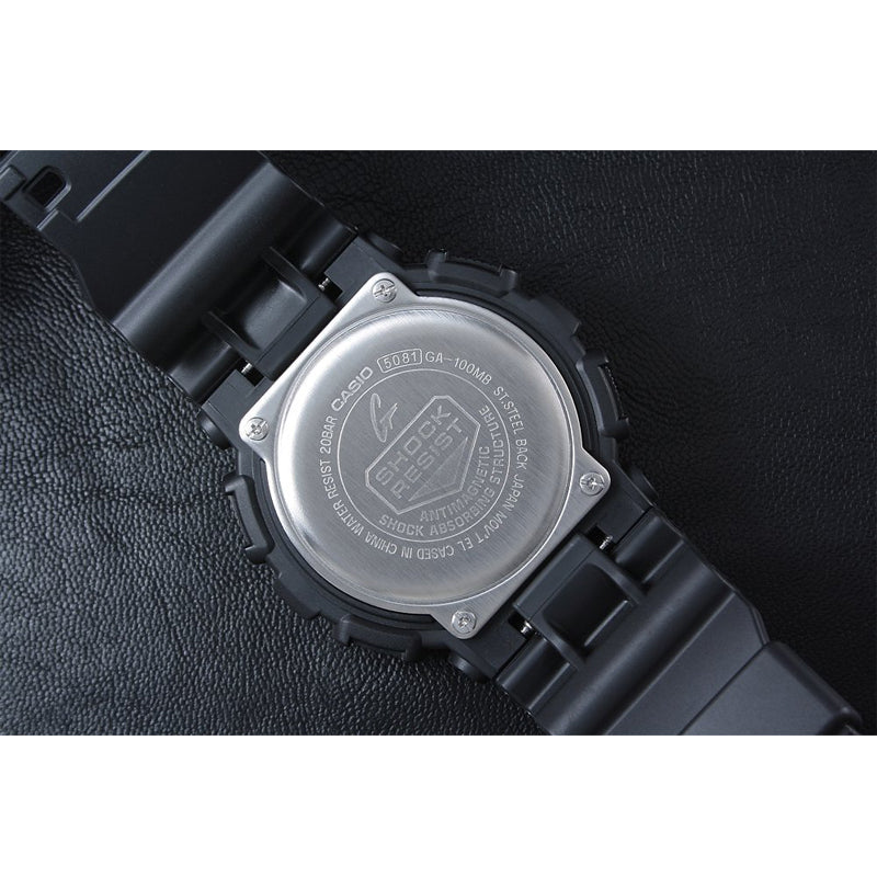CASIO G-Shock Analog-Digital 'Black' GA-100MB-1A