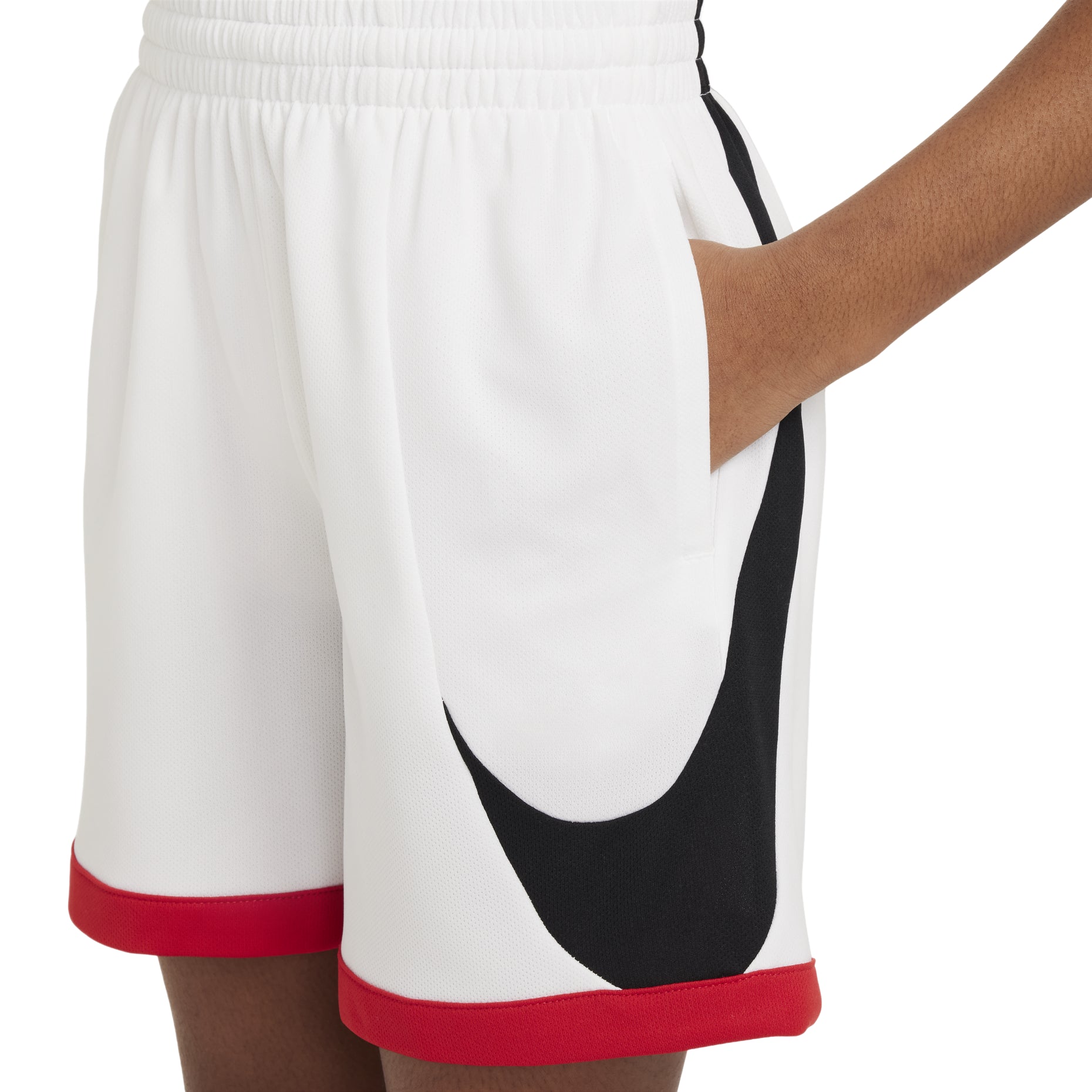 (GS) Nike Multi+ Dri-FIT Training Shorts 'White Black Red' FV0269-100