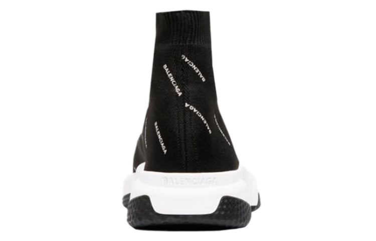 Balenciaga Speed 2.0 Sneakers 'Black Logo Print' 530360W06501006