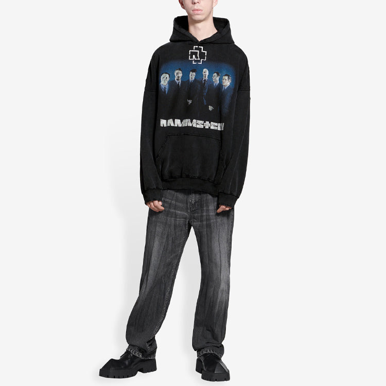 Balenciaga Rammstein Germany Band Crossover Unisex Black 651799TLV531000
