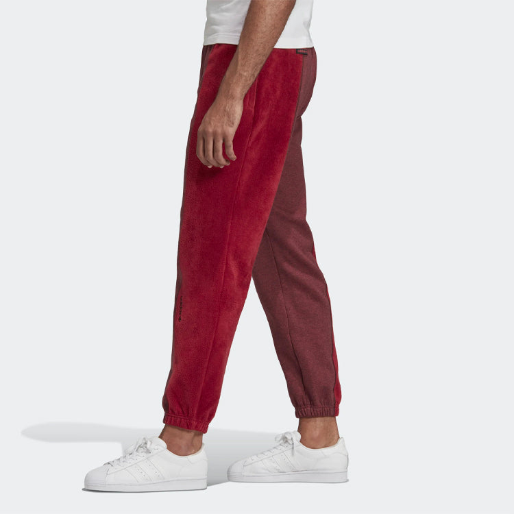 adidas originals Colorblock Bundle Feet Casual Sports Pants Red GD9344