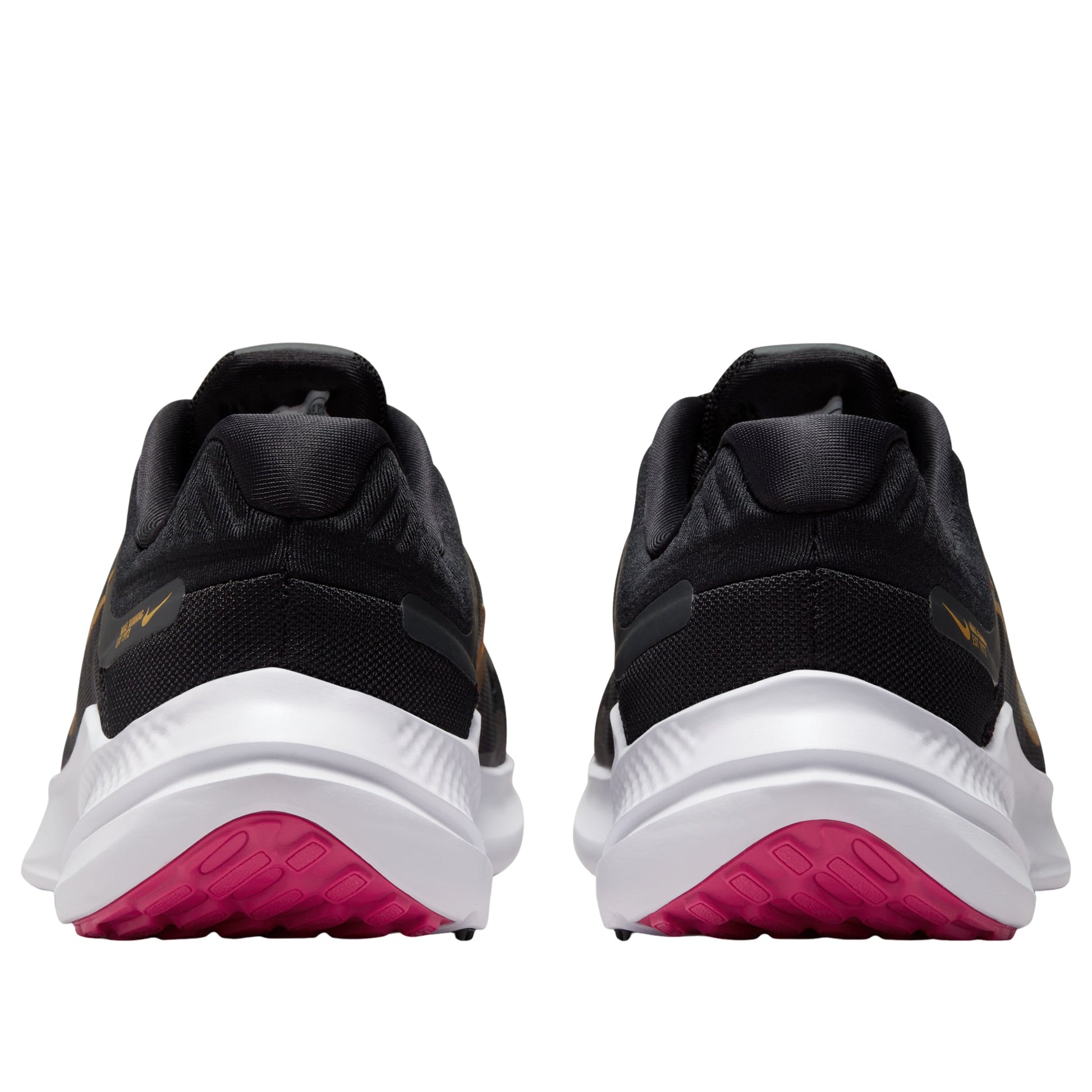 (WMNS) Nike Quest 5 'Black Dark Smoke Grey Fireberry Metallic Gold' DD9291-009