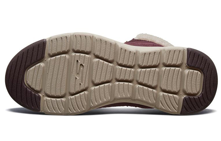 (WMNS) Skechers Glacial Ultra 'Burgundy' 16677-BURG