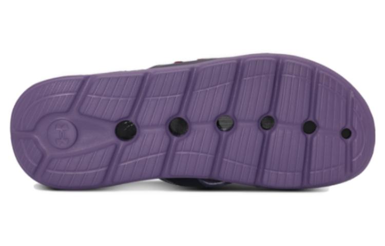 (WMNS) Under Armour Ignite Pro Graphic Footbed Slides 'Tux Purple Marble' 3026029-500