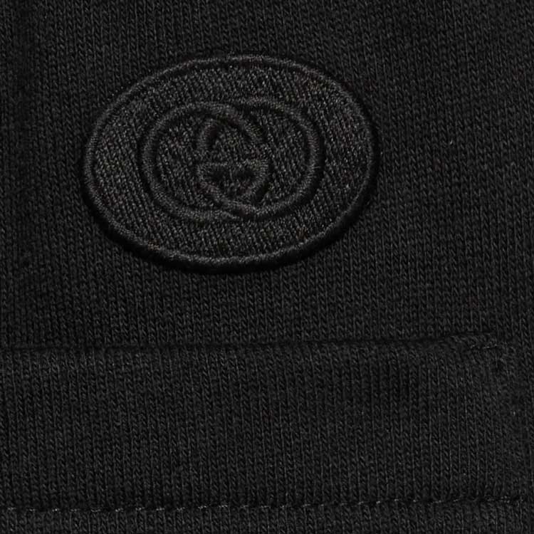 Gucci Cotton Jersey Jogging Pant With Web 'Black' 752189-XJFQV-1043