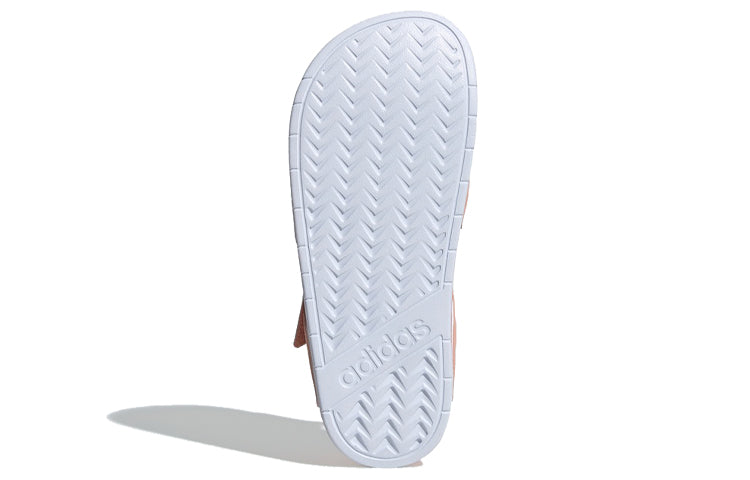 (WMNS) adidas Adilette Pink White Sandals 'Pink Blue' EE4109
