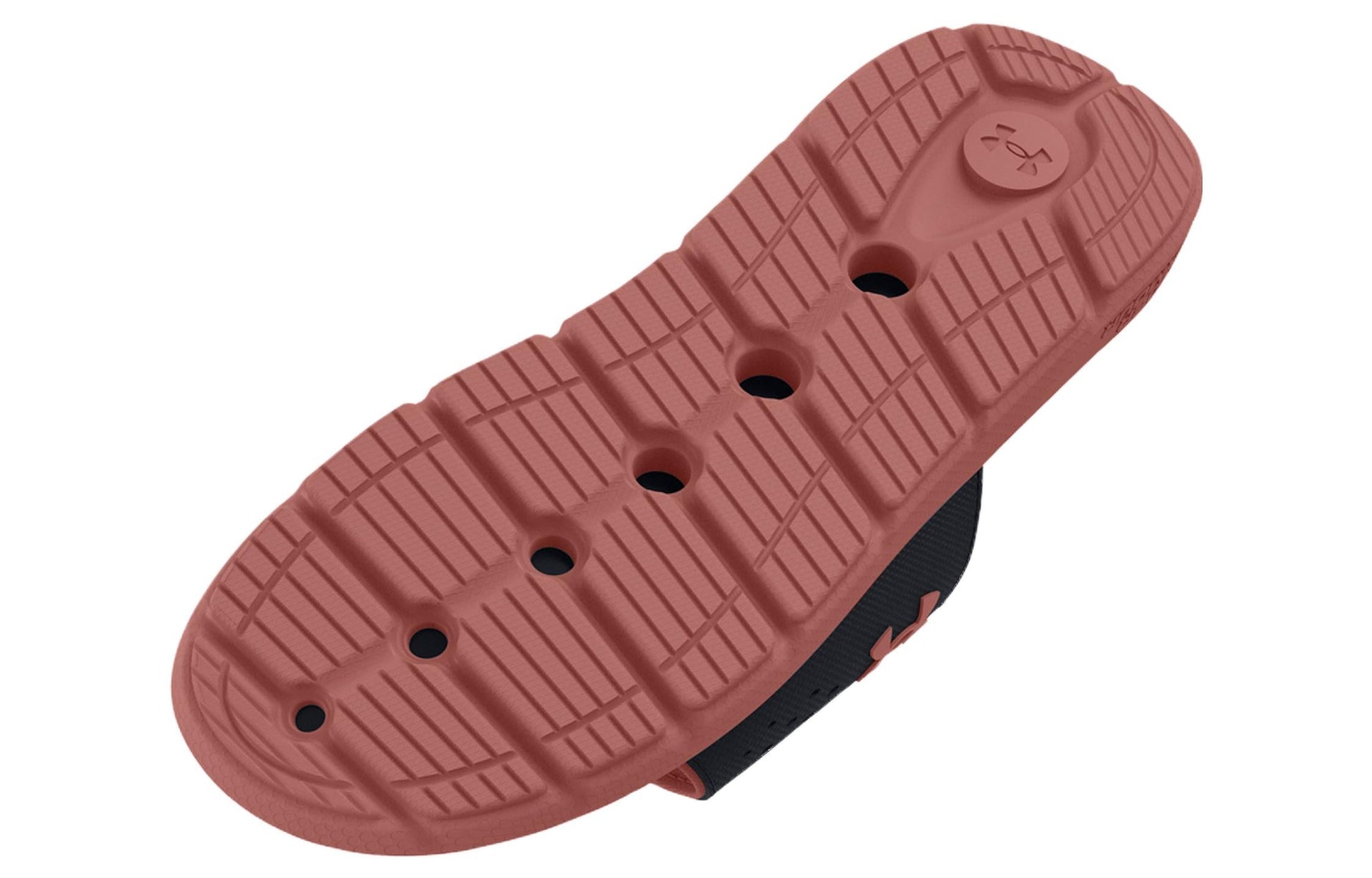 (WMNS) Under Armour Ignite Pro Slides 'Black Red Fusion' 3026027-003