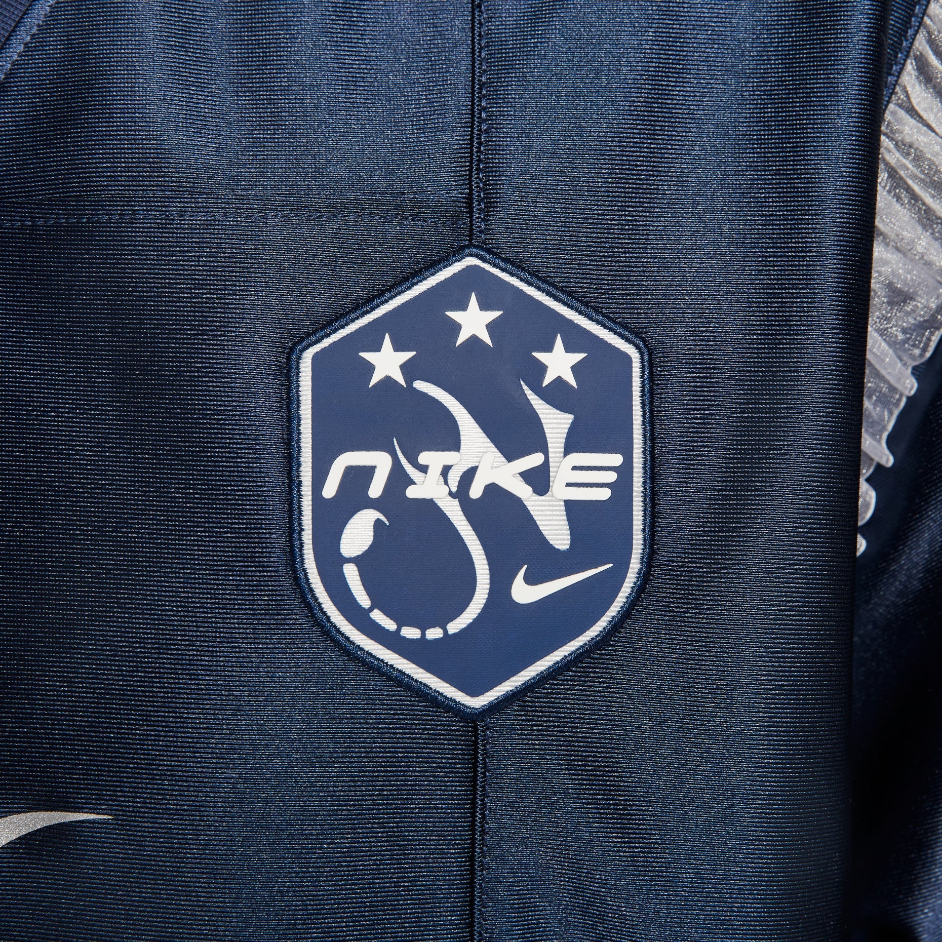 (WMNS) Nike Short Patterned Knit Jersey Relaxed Fit 'Midnight Blue' II1939-410