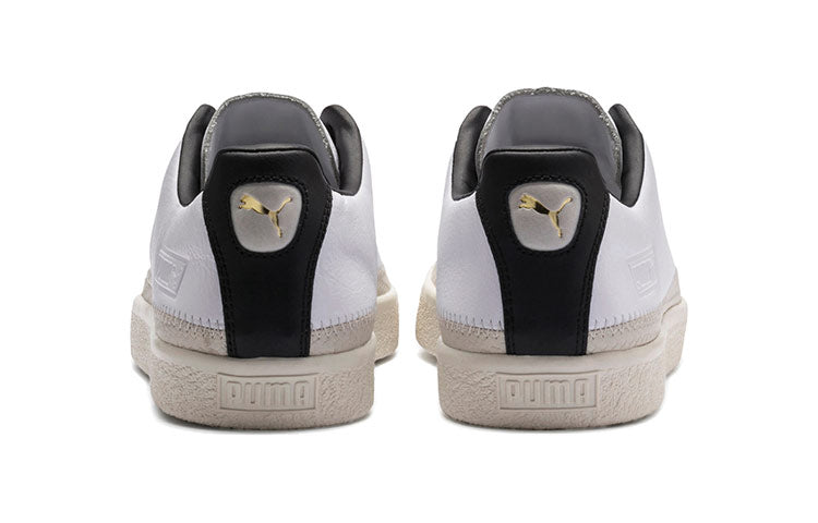 PUMA Basket Trim Black/White Casual Board Shoes 369641-01