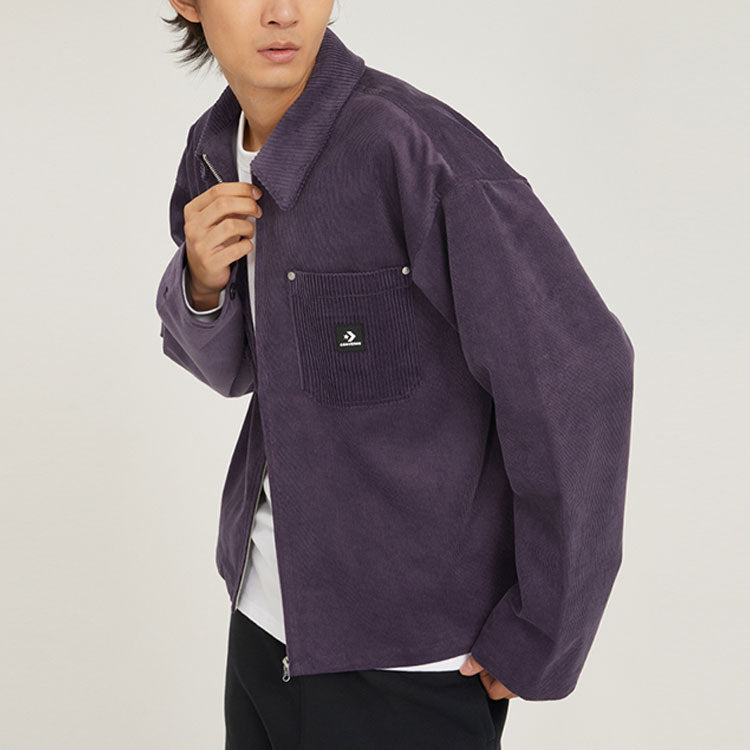 Converse Lightweight Shop Jacket Asia Sizing 'Purple' 10023770-A02