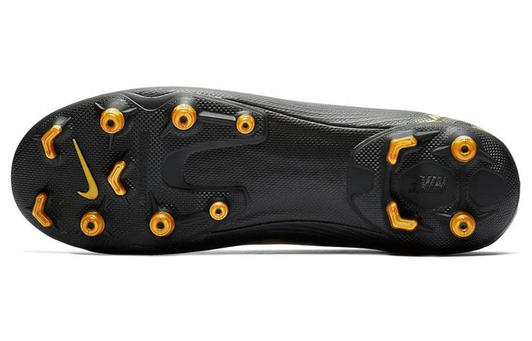 Nike Mercurial Vapor 12 Academy FG MG 'Black Metallic Gold' AH7375-077