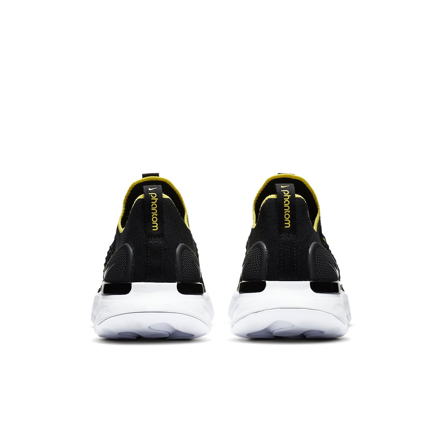Nike React Phantom Run Flyknit 2 'Black Sonic Yellow' CJ0277-004