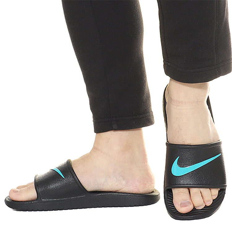 Nike Kawa Black Blue Slippers 'Black Blue' 832528-007