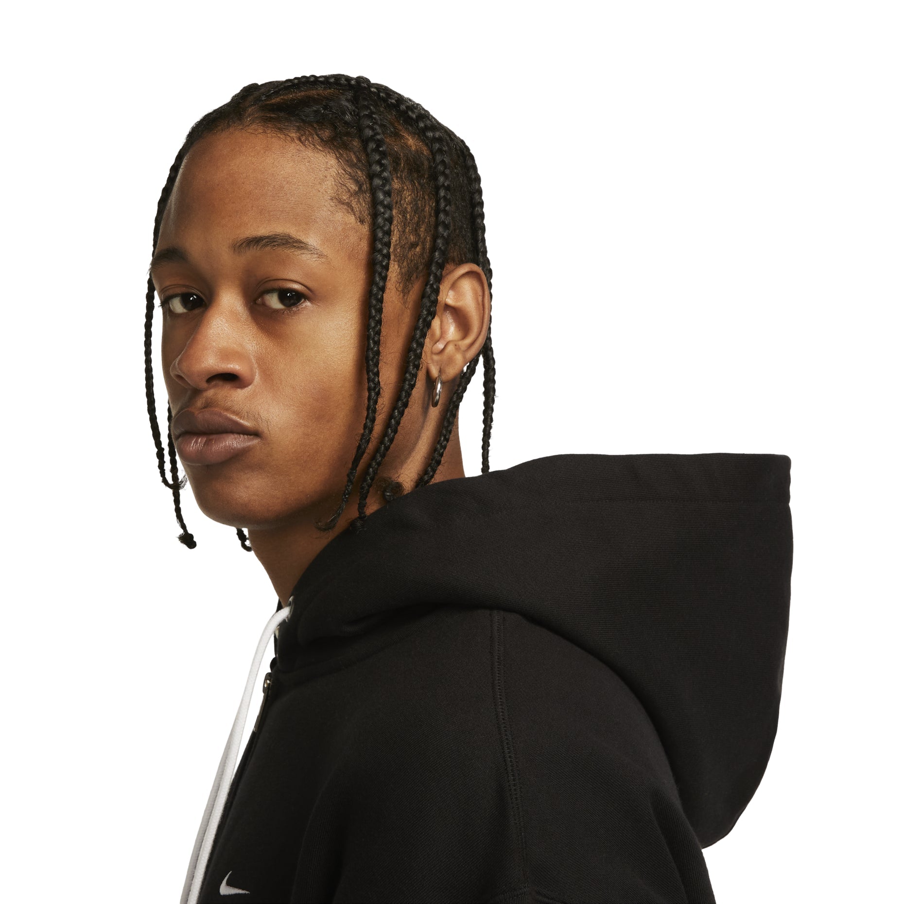 Nike Solo Swoosh Men's Full-Zip Hoodie 'Black' DR0403-010