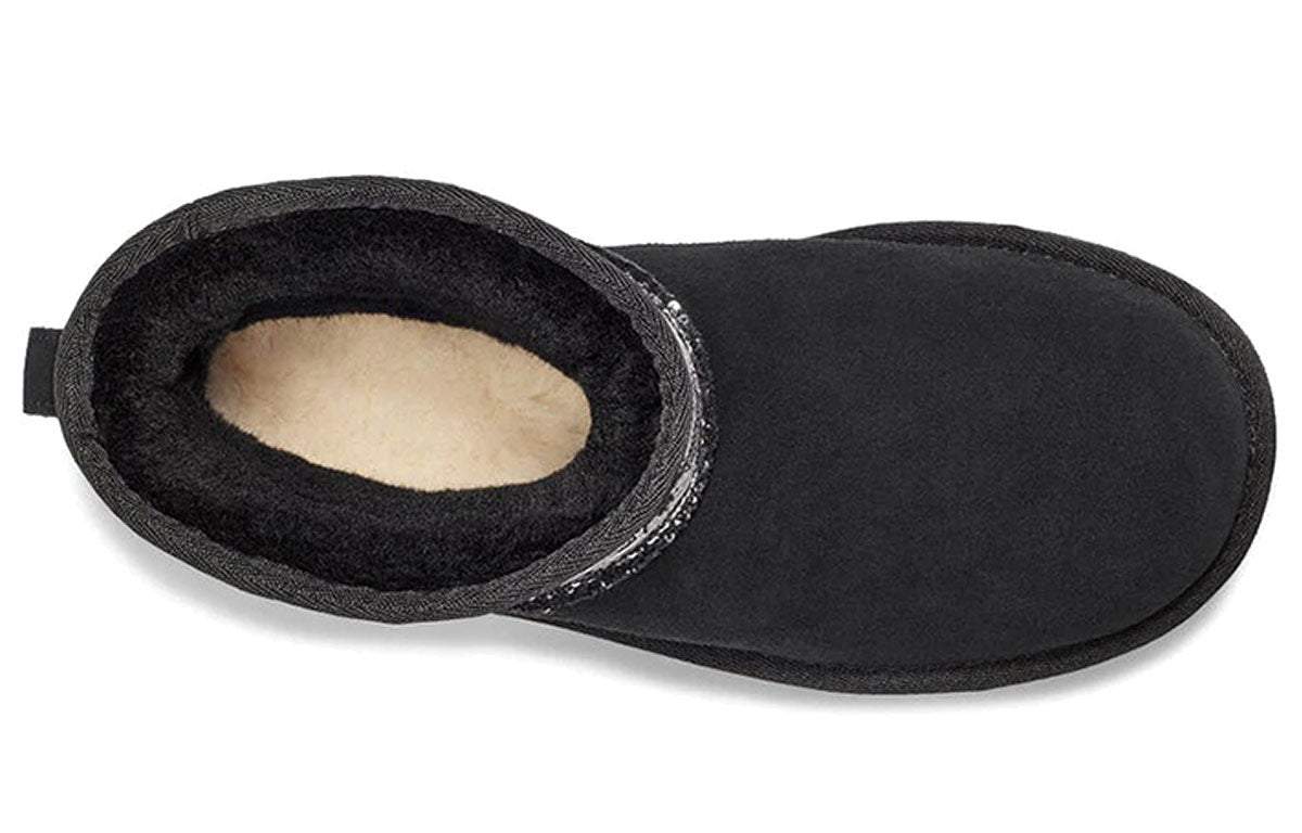 (WMNS) UGG Classic Mini Sequin Stars Star Black 1109441-BLK
